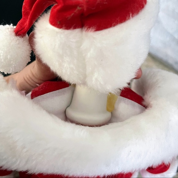 Vintage 16” Soft Body Porcelain Santa Doll Figure - Picture 10 of 11